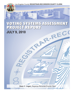 Voting System Assessment Project Report