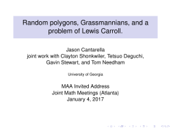 Here - Joint Mathematics Meetings