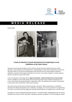 media release - State Library of South Australia