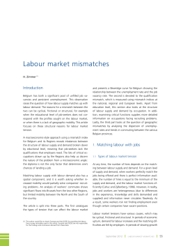 Labour market mismatches