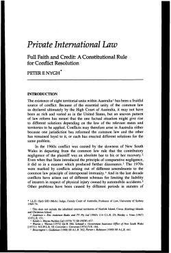 Private International Law