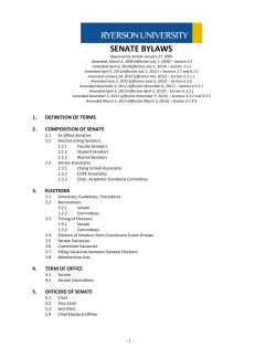 Bylaws - Ryerson University