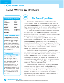 Read Words in Context