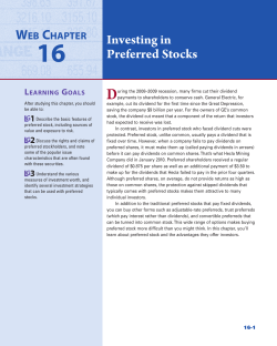 Investing in Preferred Stocks