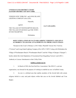 UNITED STATES DISTRICT COURT EASTERN DISTRICT OF NEW