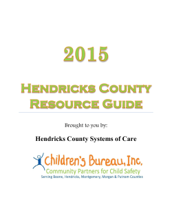 Hendricks County Resource Guide - Hendricks County Substance