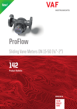 ProFlow - VAF Instruments