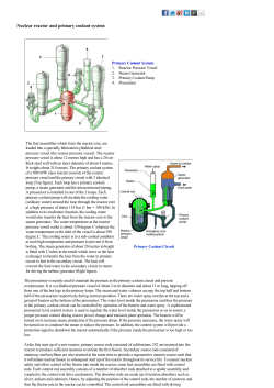 Nuclear reactor and primary coolant system