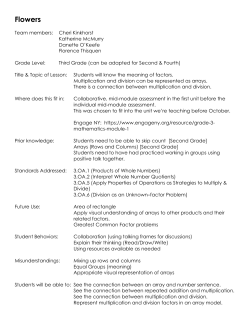 Flowers Lesson Plan