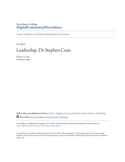Leadership: Dr. Stephen Coan
