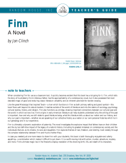 RANDOM HOUSE, INC. TEACHER`S GUIDE Finn