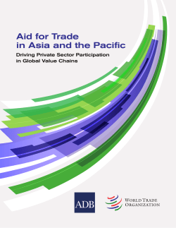 Aid for Trade in Asia and the Pacific: Driving Private Sector