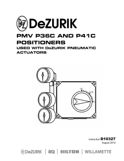 pmv p36c and p41c positioners