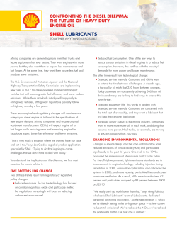 confronting the diesel dilemma: the future of heavy duty