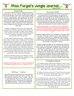 Miss Furgal`s Jungle Journal&hellip;