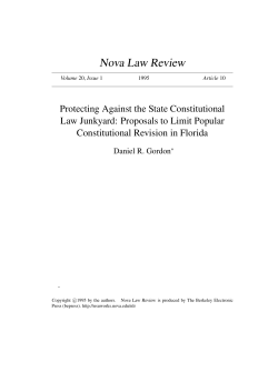 Protecting Against the State Constitutional Law Junkyard