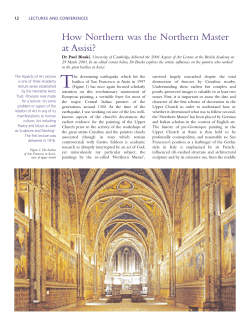 How Northern was the Northern Master at Assisi