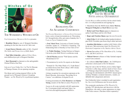 The Wonderful Witches of Oz OZ