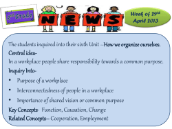 Purpose of a workplace