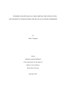 Punishing Our Own Rascals: Great Britain, the