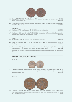 British Tokens and Banknotes