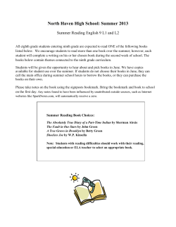 North Haven High School: Summer 2013