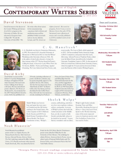 Contemporary Writers Series