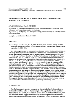 PALEOMAGNETIC EVIDENCE OF LARGE FAULT DISPLACEMENT