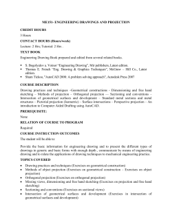 ME151- ENGINEERING DRAWINGS AND PROJECTION CREDIT