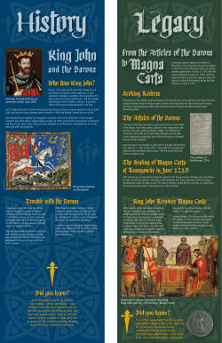 agna Carta King ]ohn to Magna Carta
