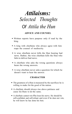 Attilaisms - Northern Lights District