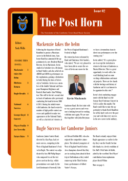 The Post Horn - Camborne Town Band