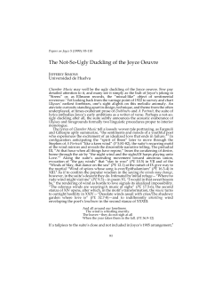 The Not-So-Ugly Duckling of the Joyce Oeuvre