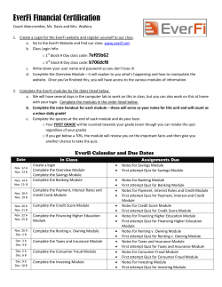 EverFi Financial Certification