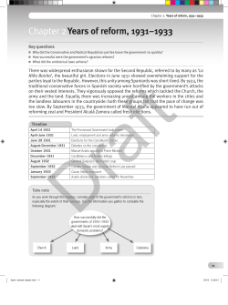 Edexcel GCE History AS Unit1 E4 Spain-unit1