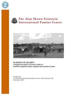 the PDF - Feinstein International Center