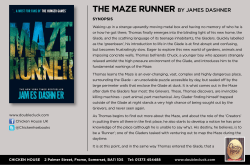 The MAZe RunneR by James Dashner
