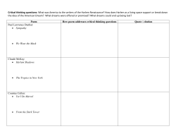 Critical Thinking Response Organizer