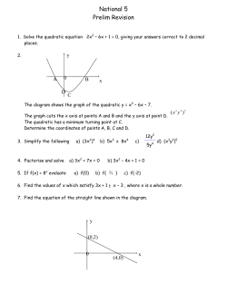 National 5 Prelim Revision