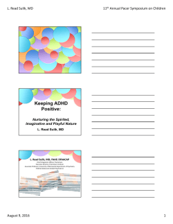 L. Read Sulik, MD 11th Annual Pacer Symposium