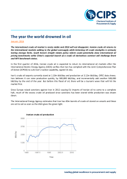 The year the world drowned in oil
