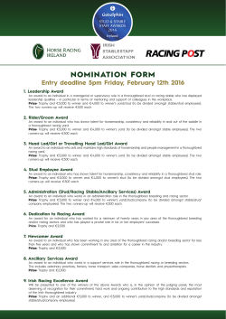 nomination form