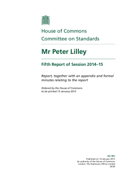 Mr Peter Lilley ( PDF )