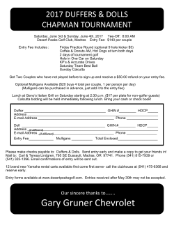 Gary Gruner Chevrolet - Desert Peaks Golf Club