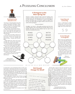 a Puzzling Conclusion 5 9