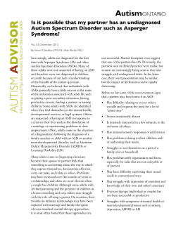 Is it possible that my partner has an undiagnosed