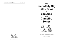 Campfire Song Book - Halifax Ukulele Gang