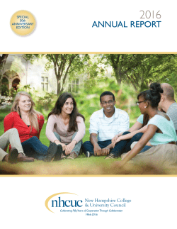 NHCUC Annual Report