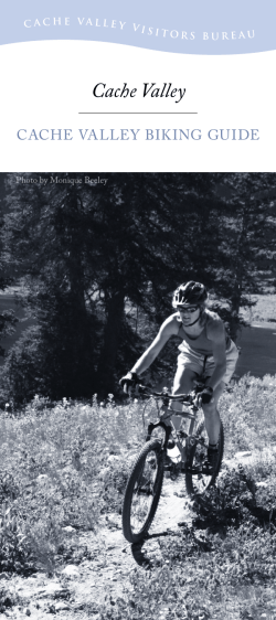 Biking Guide - Cache Valley Visitors Bureau
