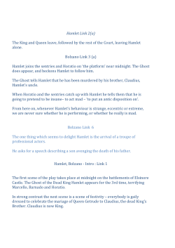 Hamlet Link 2(a) - Circolo Cultura e Stampa Bellunese